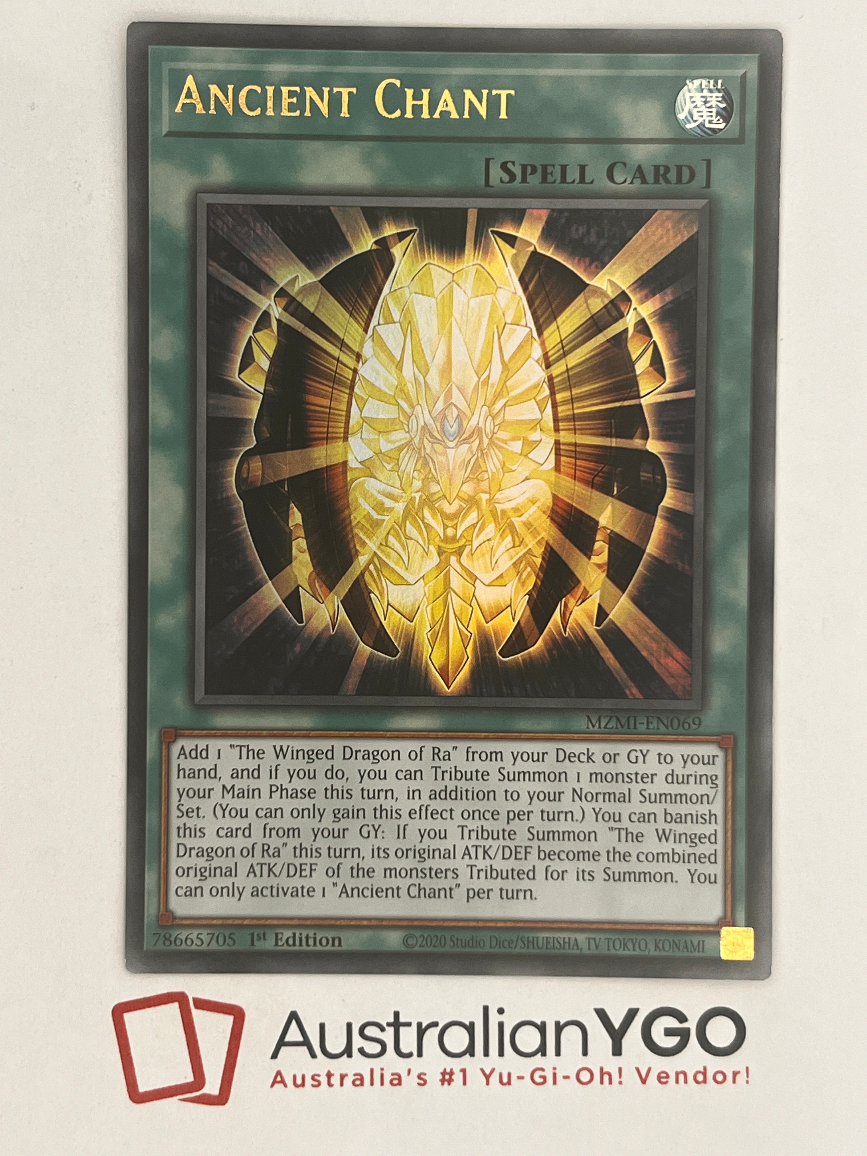 ancient chant yugioh card Ancient Chant MZMI-EN069 – Aus Ygo
