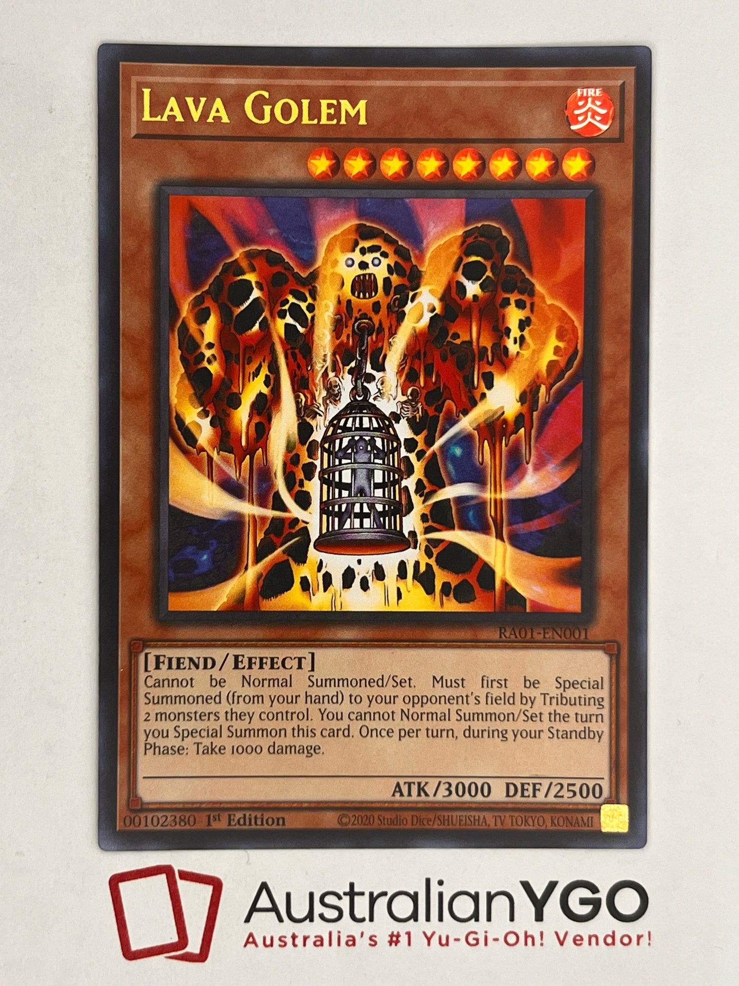 Lava Golem (American) RA01-EN001