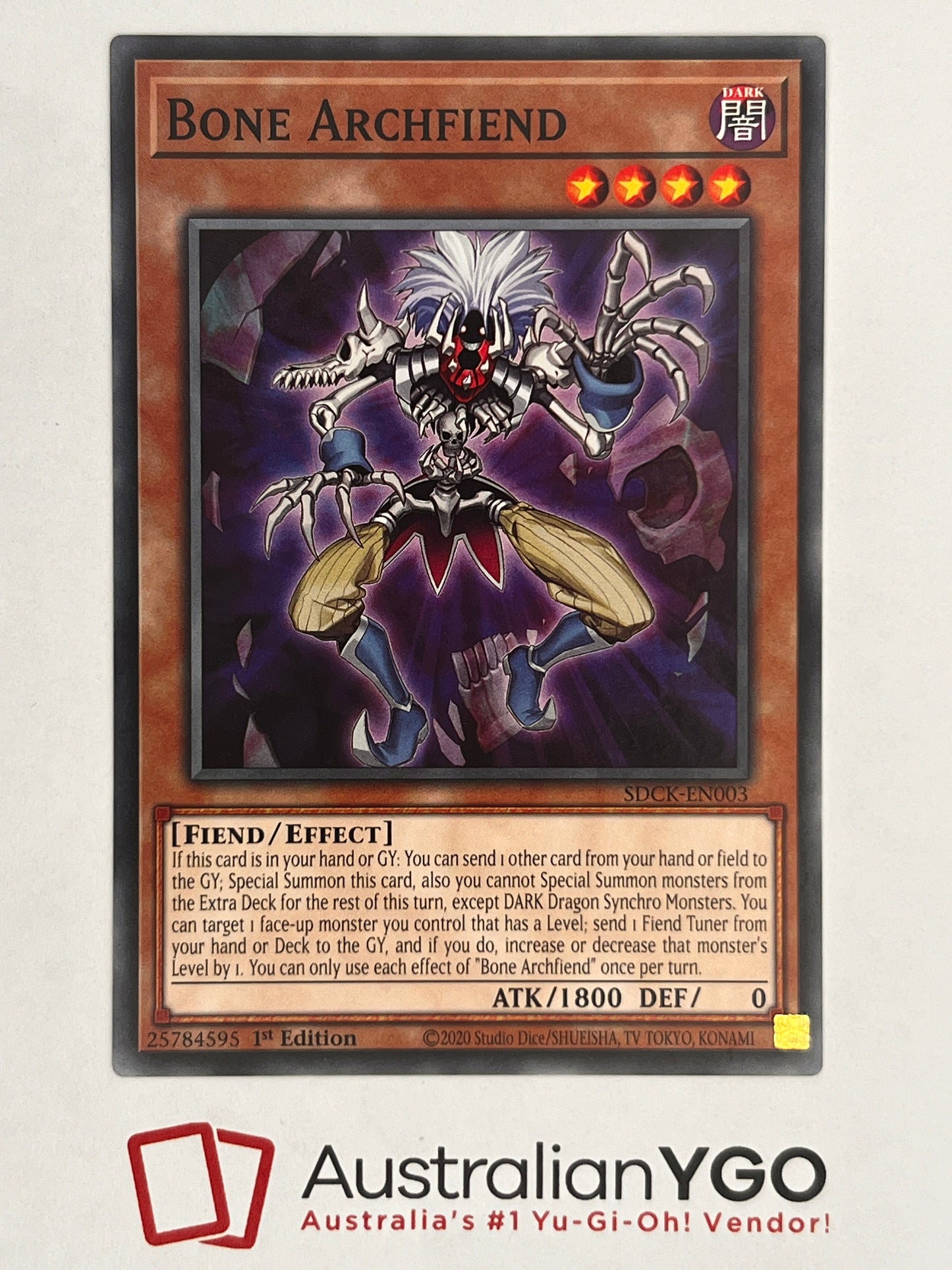 Bone Archfiend SDCK-EN003