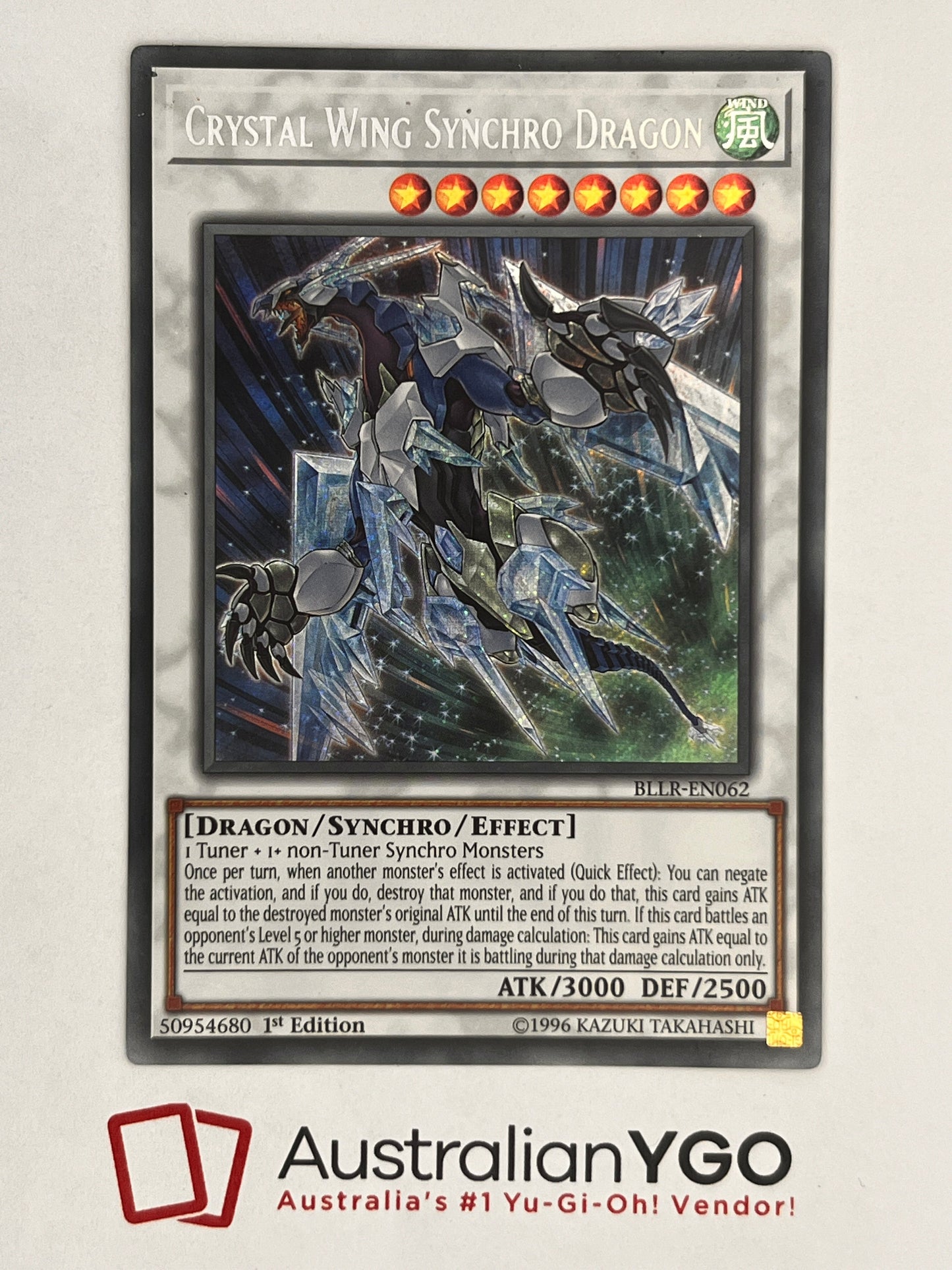 Crystal Wing Synchro Dragon BLLR-EN062