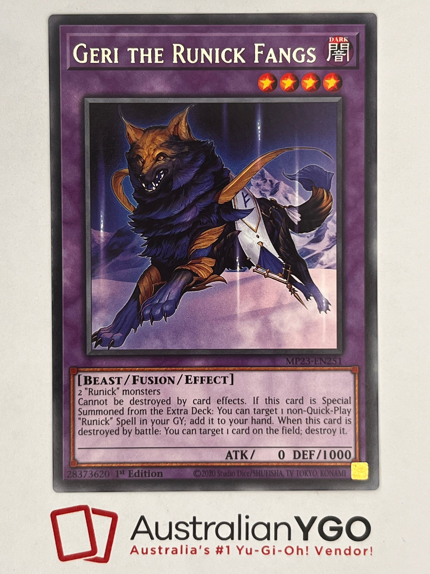 Geri The Runick Fangs MP23-EN251