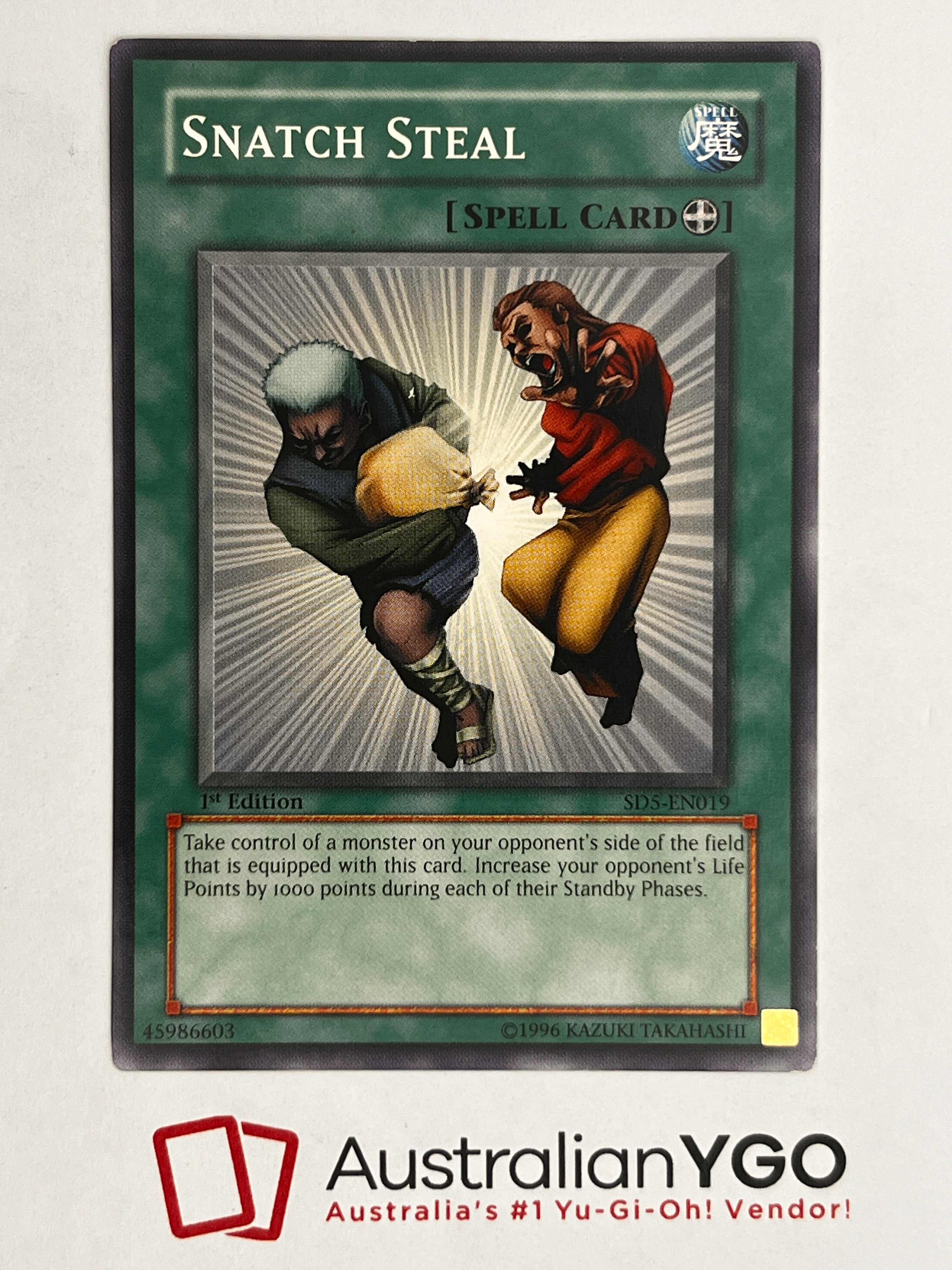 Snatch Steal SD5-EN019 Aus Ygo Snatch Steal SD5-EN019 Aus Ygo
