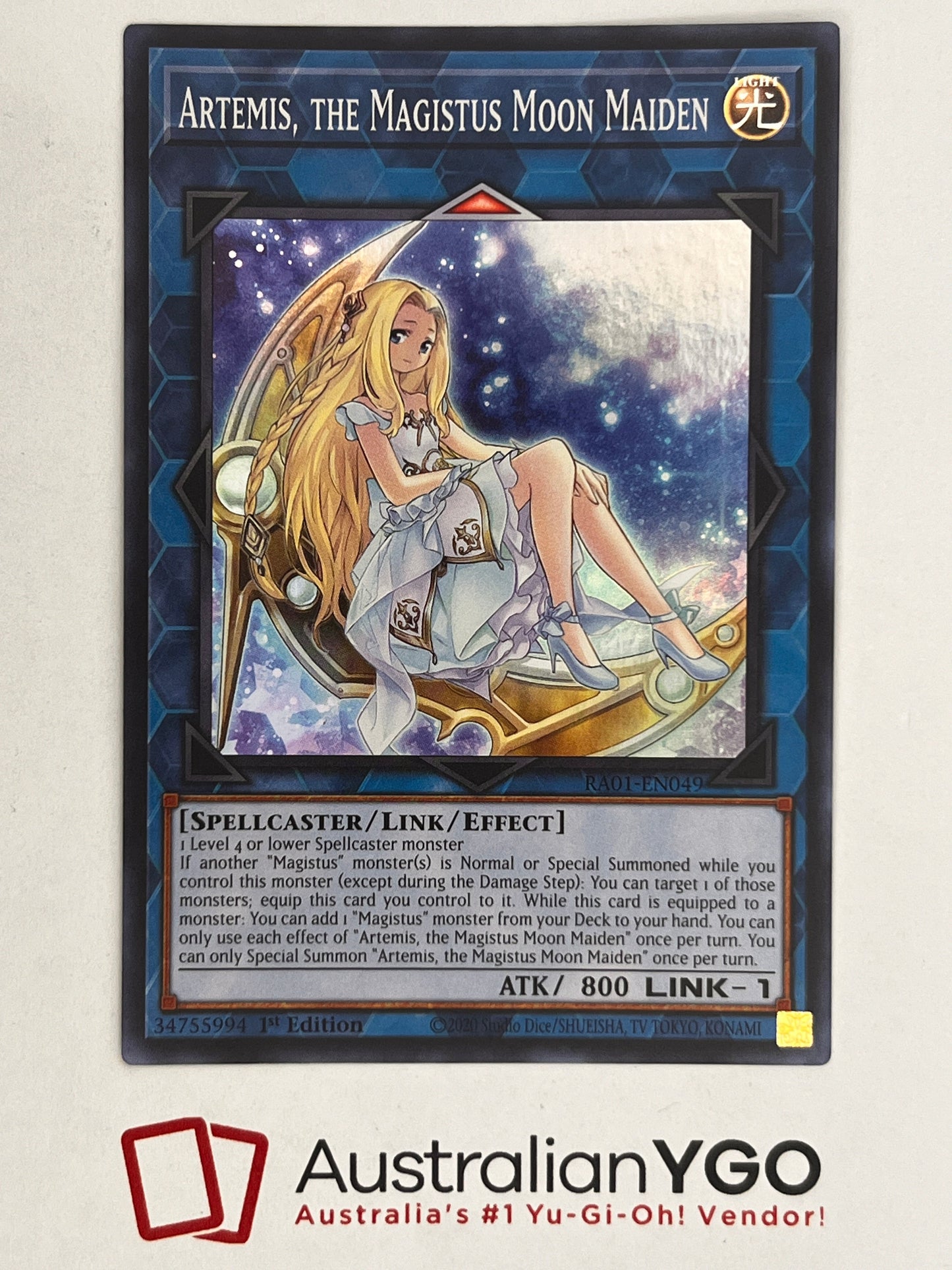 Artemis, The Magistus Moon Maiden (American) RA01-EN049