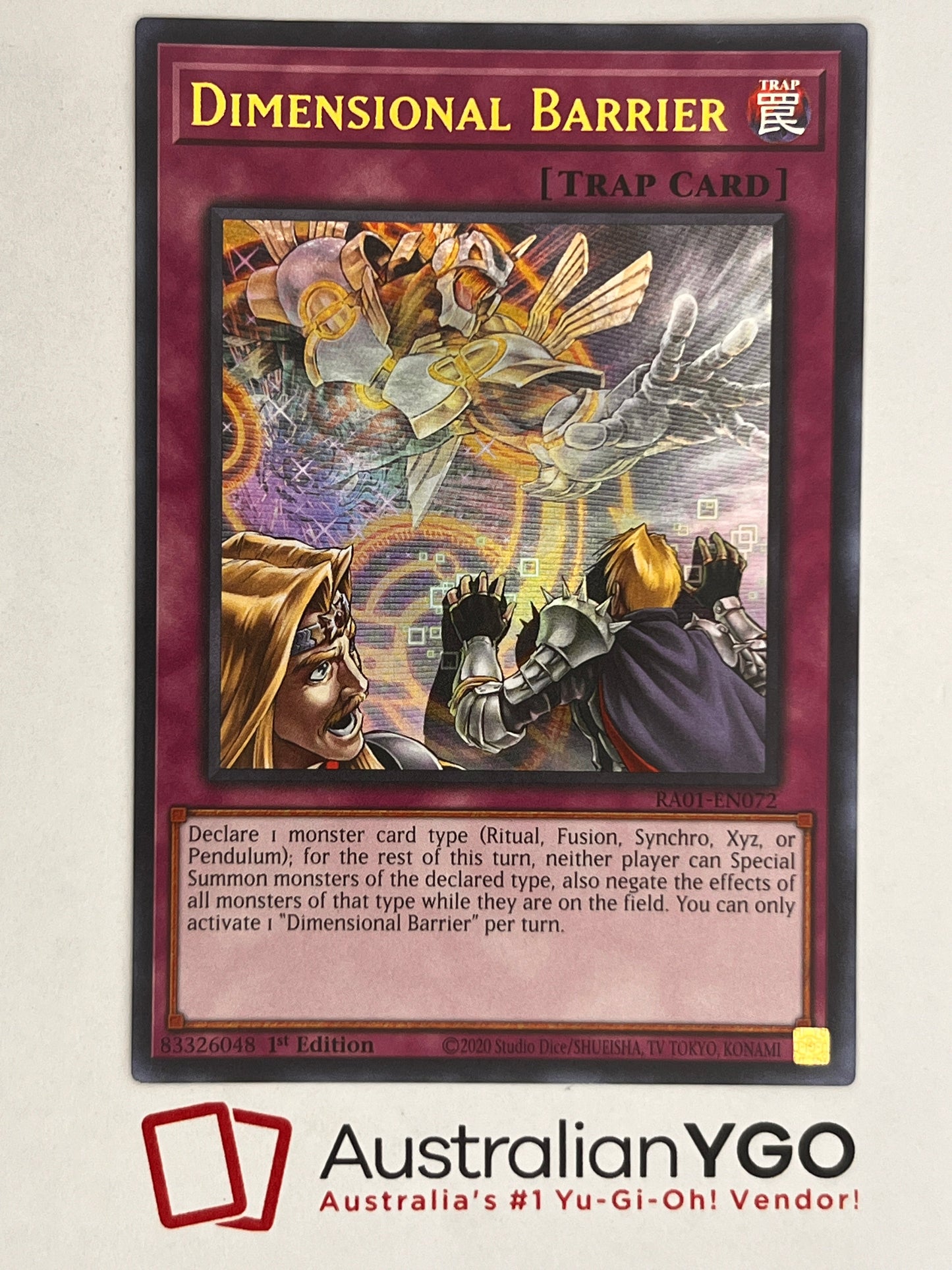 Dimensional Barrier (American) RA01-EN072