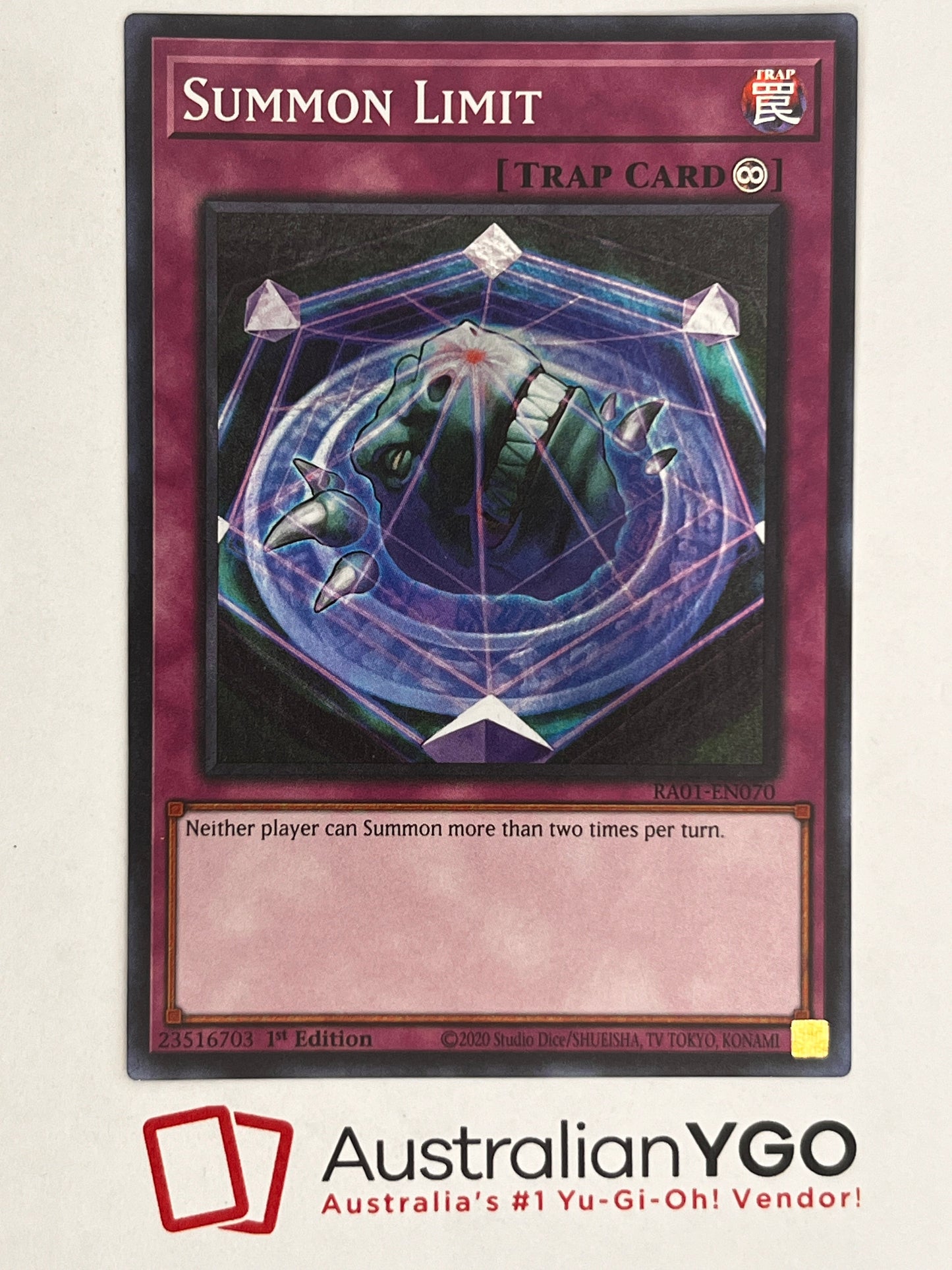 Summon Limit (American) RA01-EN070