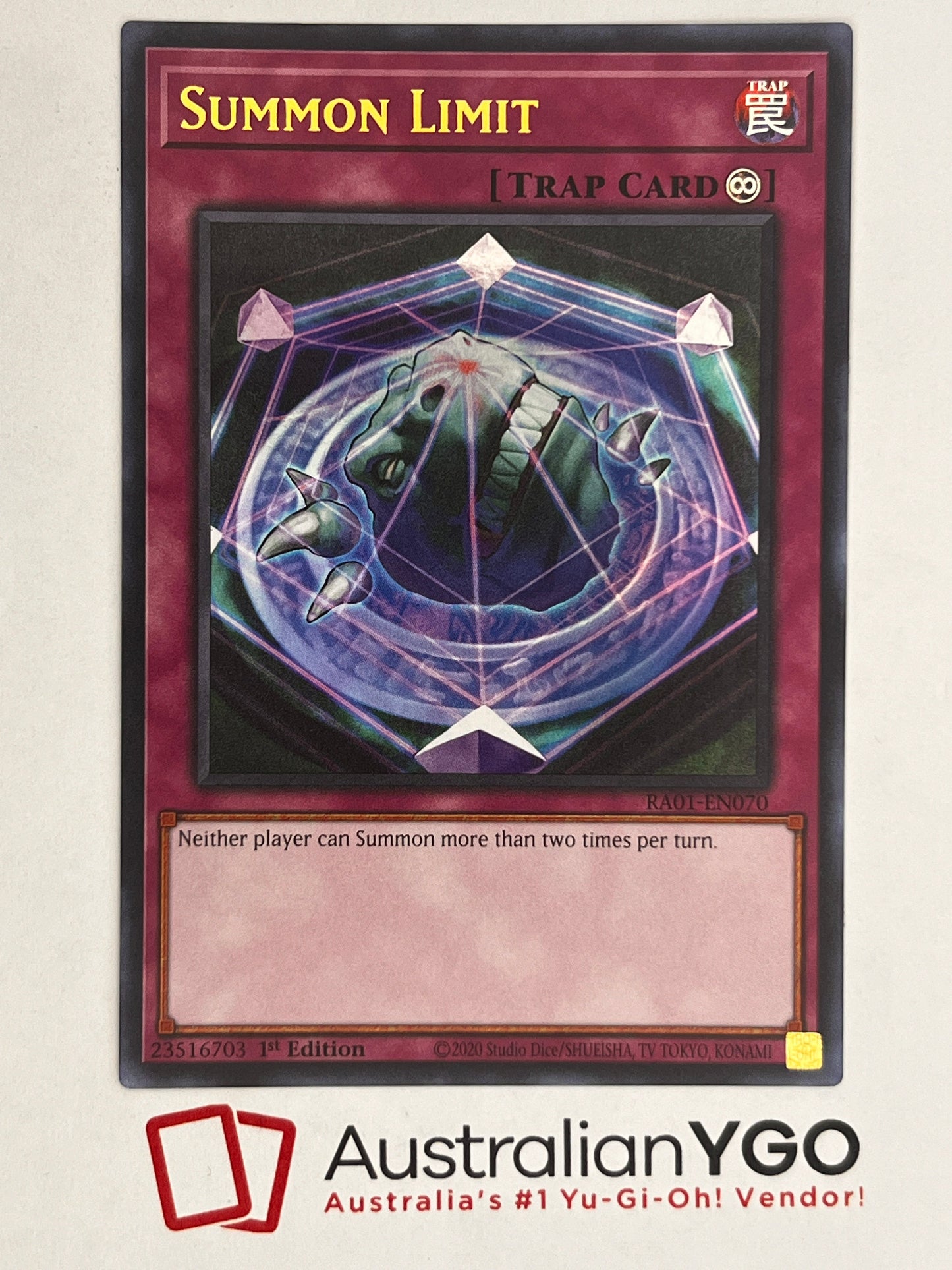 Summon Limit (American) RA01-EN070