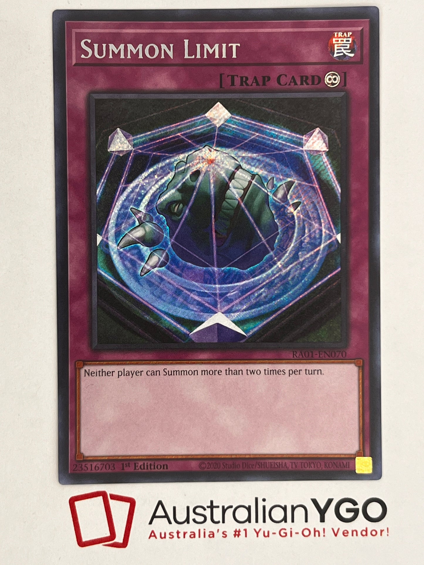 Summon Limit (American) RA01-EN070