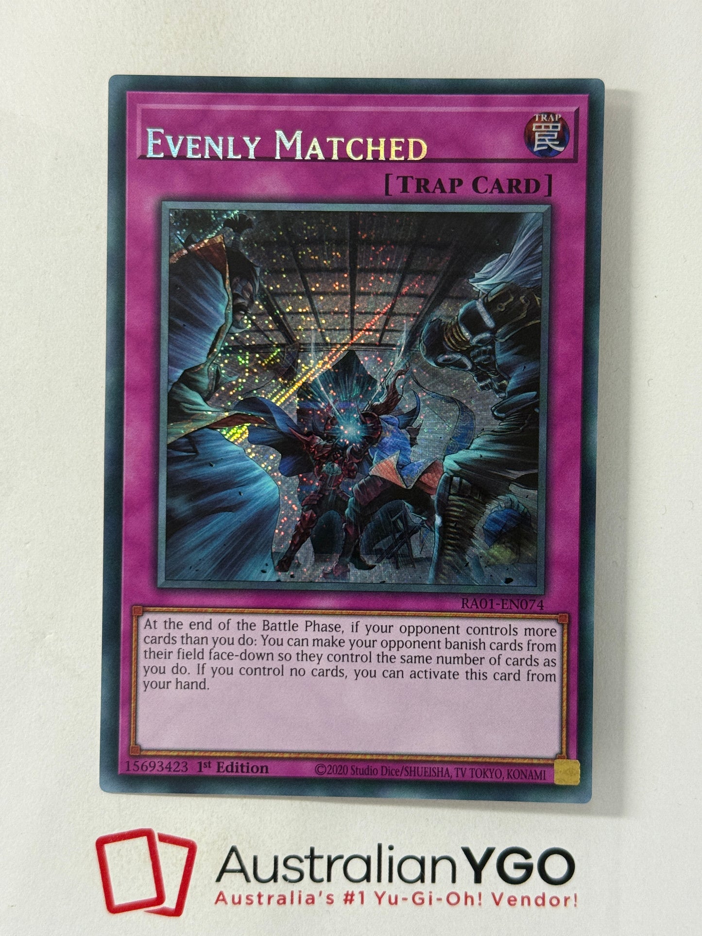 EVENLY MATCHED RA01-EN074 (MISPRINT)