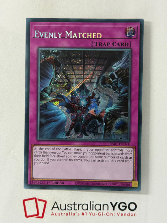 EVENLY MATCHED RA01-EN074 (MISPRINT)