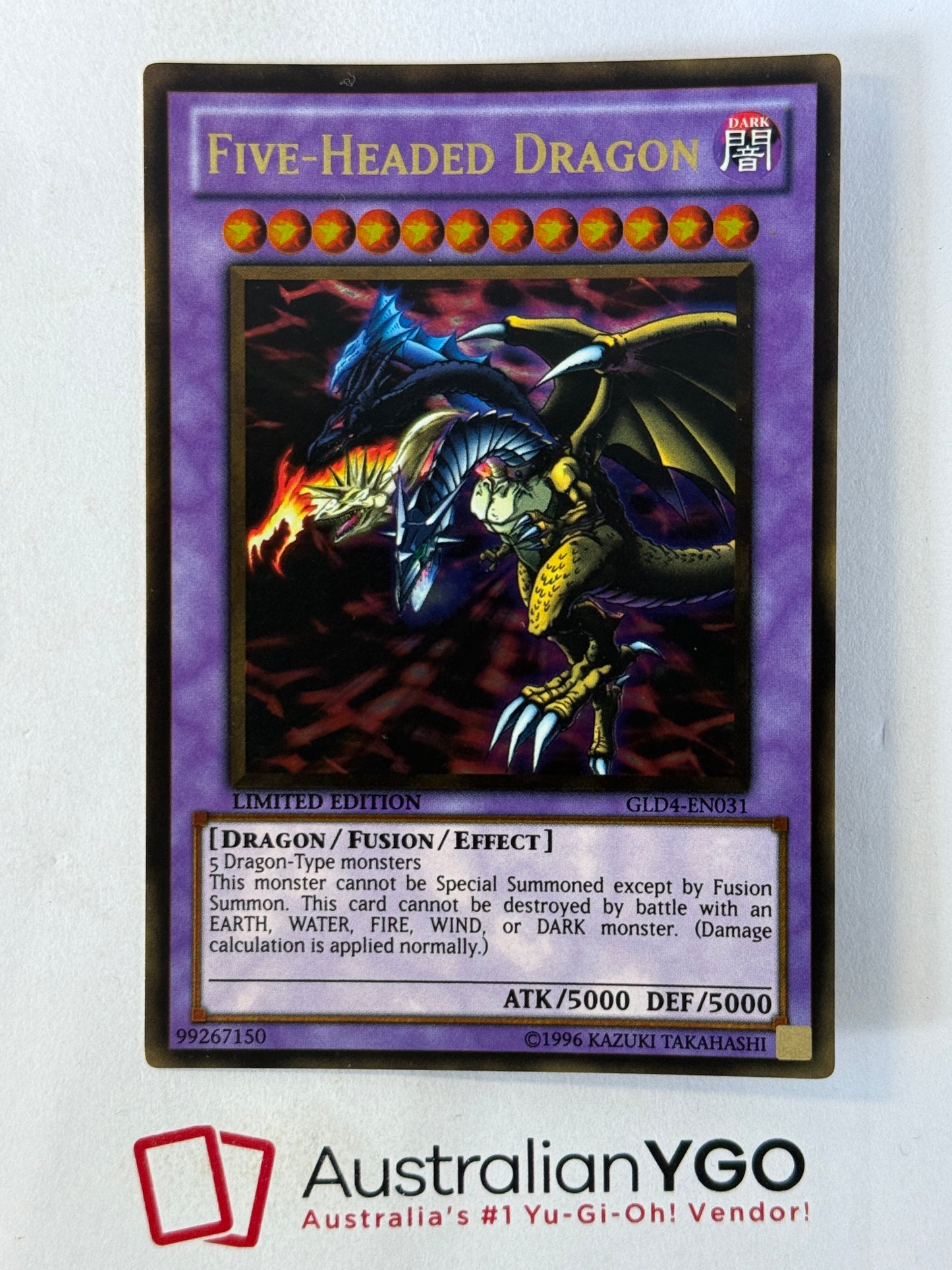 FIVE-HEADED DRAGON GLD4-EN031