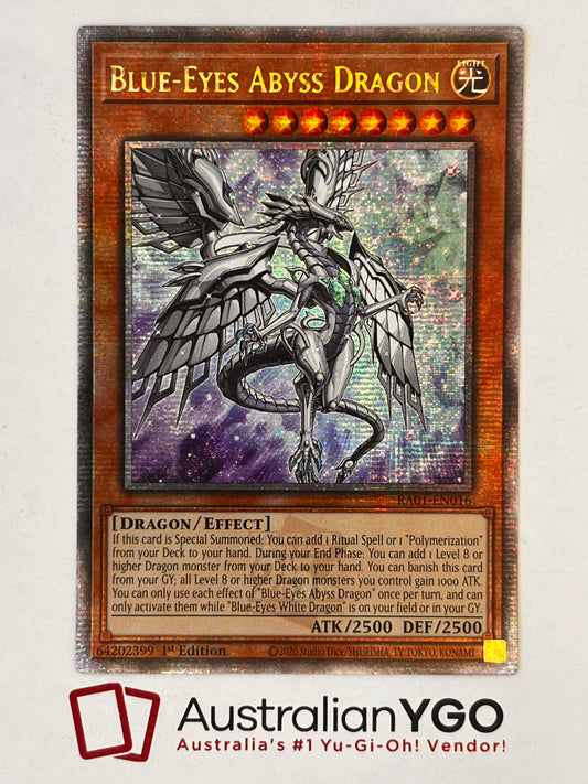 BLUE-EYES ABYSS DRAGON RA01-EN016 (QCR)