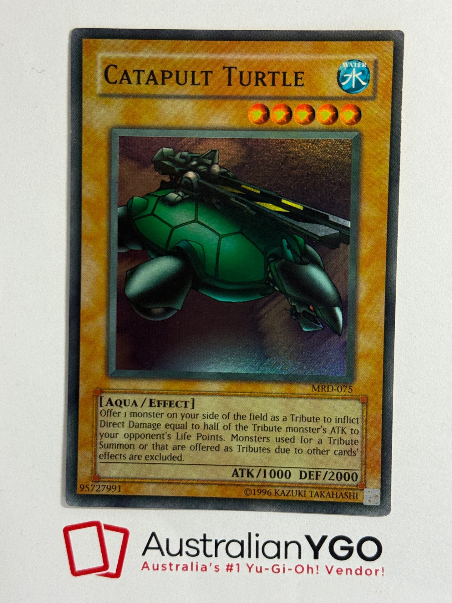 CATAPULT TURTLE MRD-075 (Misprint)
