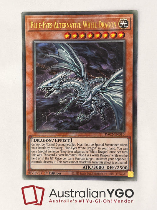 BLUE-EYES ALTERNATIVE WHITE DRAGON RA02-ENO10 (PUR)