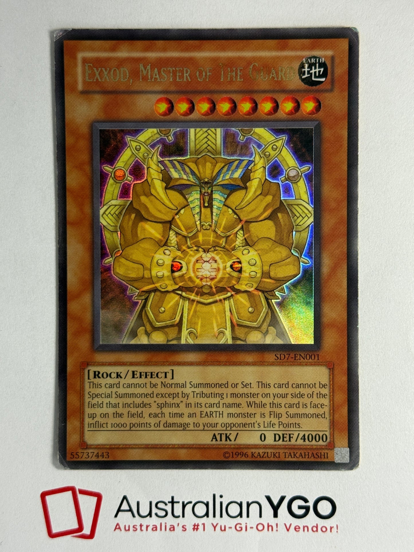 EXXOD, MASTER OF THE GUARD SD7-EN001