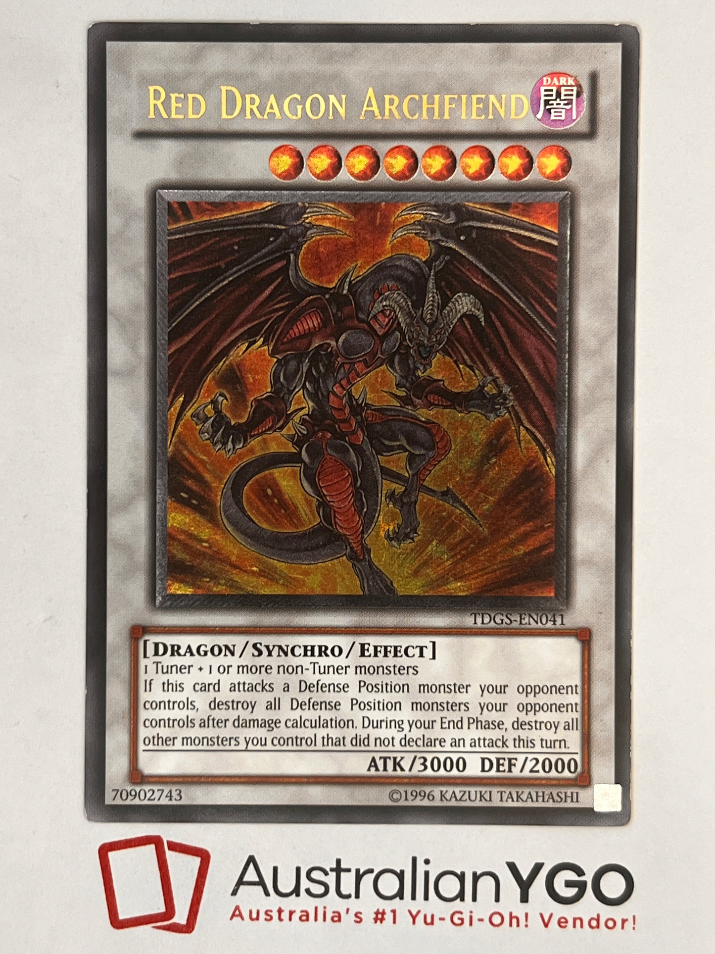 RED DRAGON ARCHFIEND TDGS-EN041 (UTR)