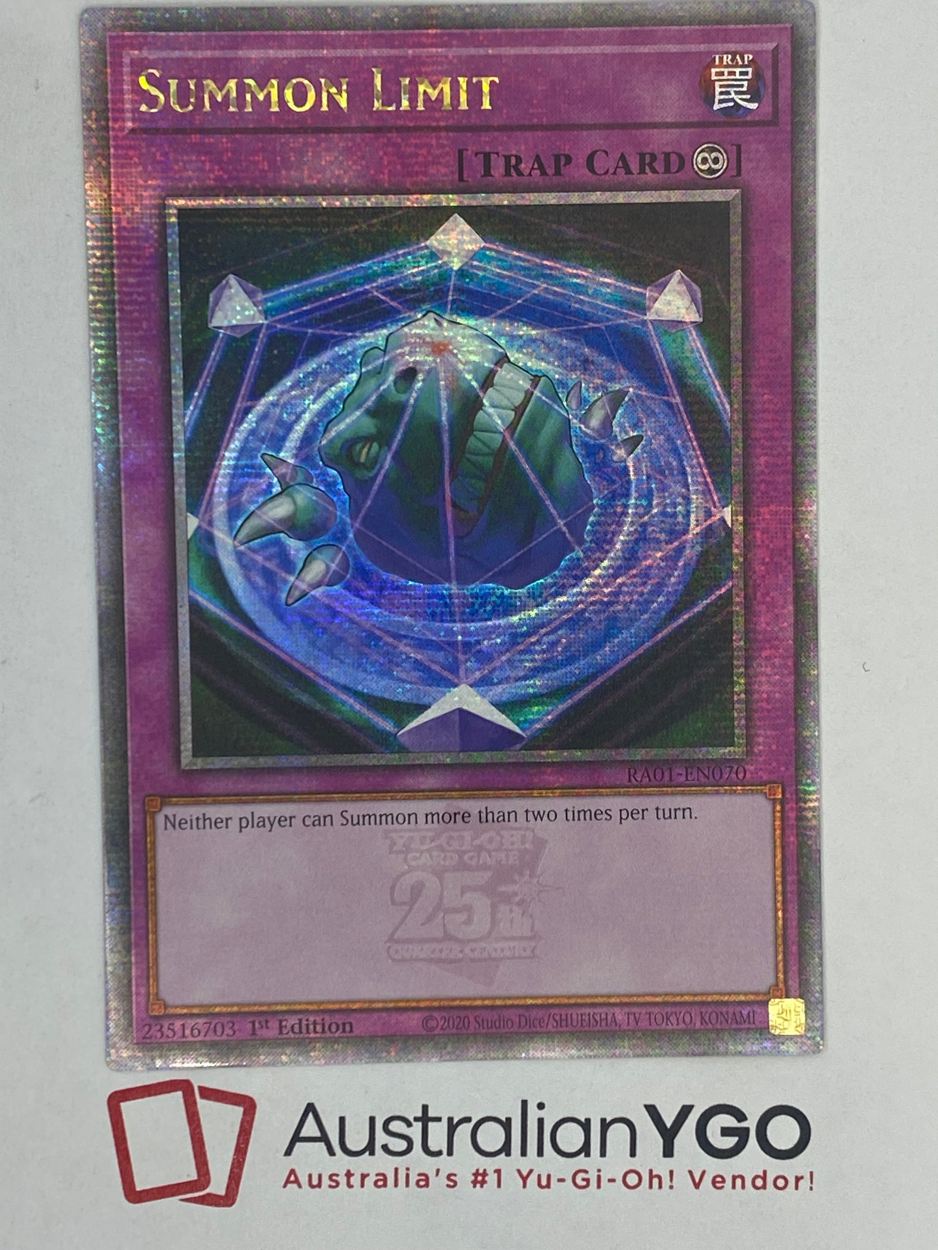 SUMMON LIMIT (American) RA01-EN070 (QCR) – Aus Ygo