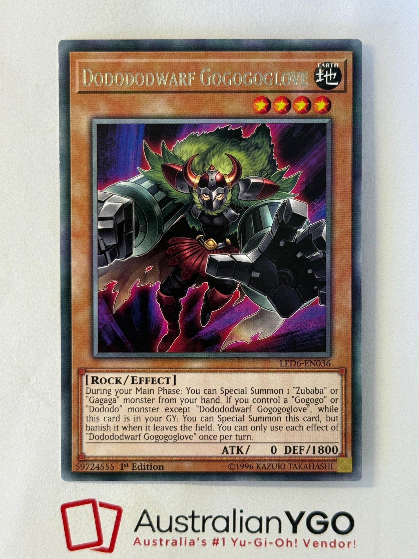 DODODODWARF GOGOGOGLOVE LED6-EN036