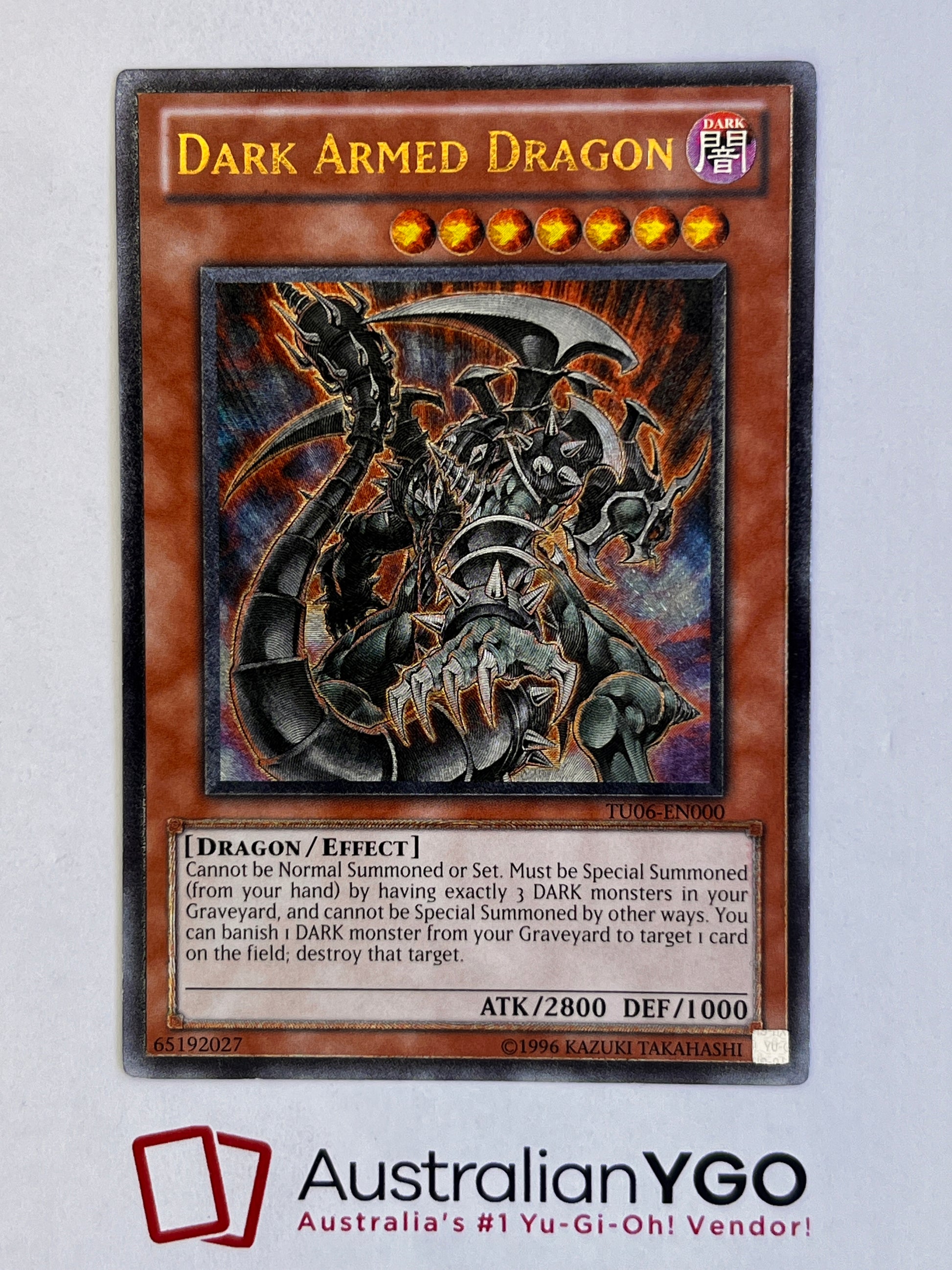 DARK ARMED DRAGON (American) TU06-EN000 (UTR) Aus Ygo DARK ARMED DRAGON (American) TU06-EN000 (UTR) Aus Ygo
