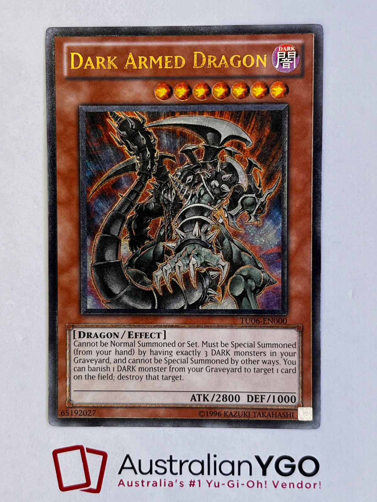 DARK ARMED DRAGON (American) TU06-EN000 (UTR) – Aus Ygo
