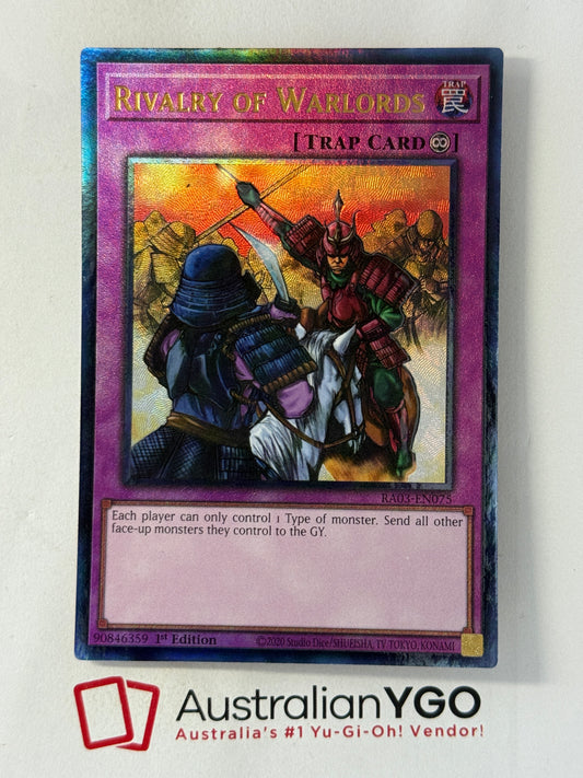 RIVALRY OF WARLORDS RA03-EN075 (PUR)