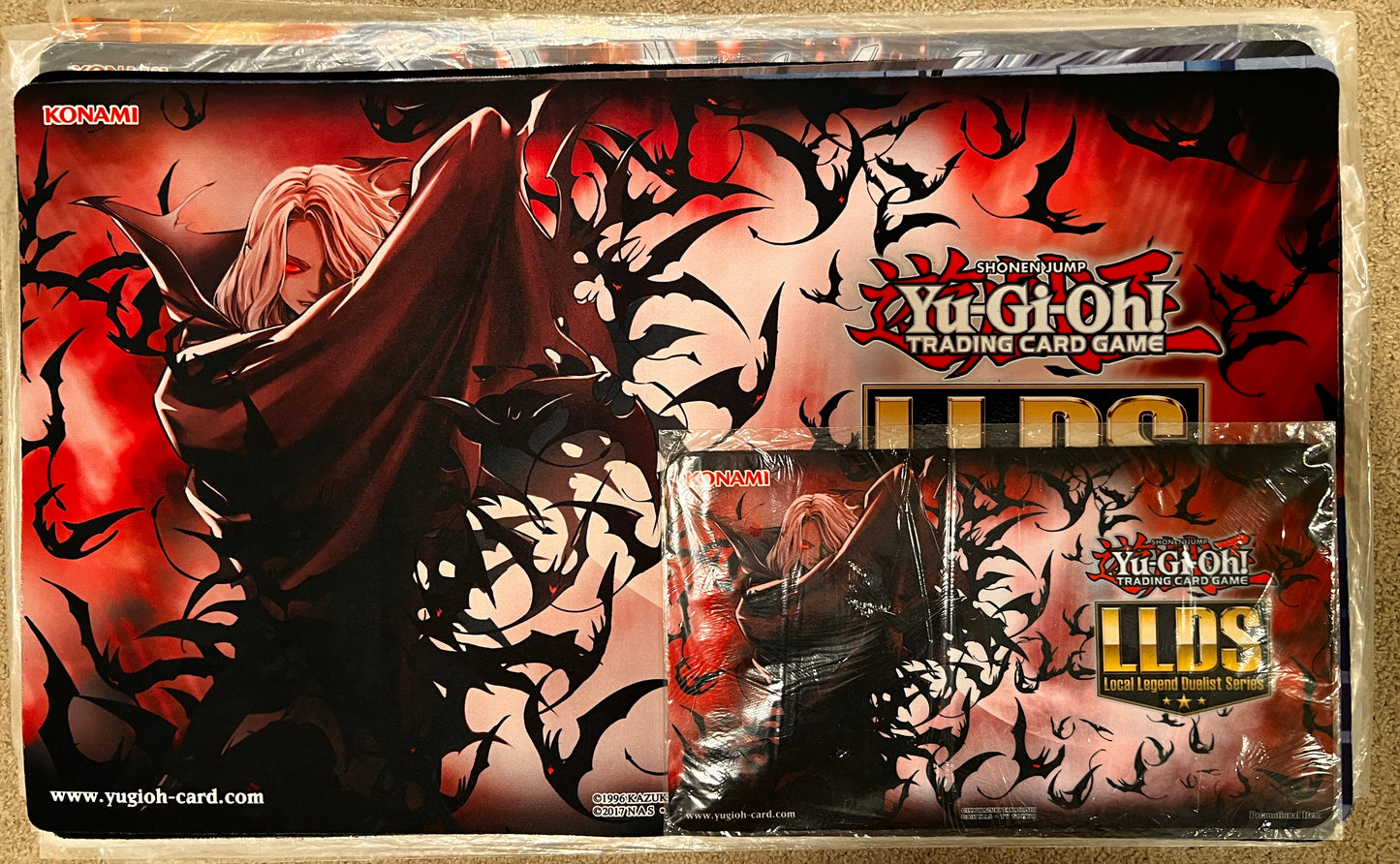 Official Yugioh LLDS Vampire’s Desire Playmat Unsealed + Free Bonus Matching Mouse Pad