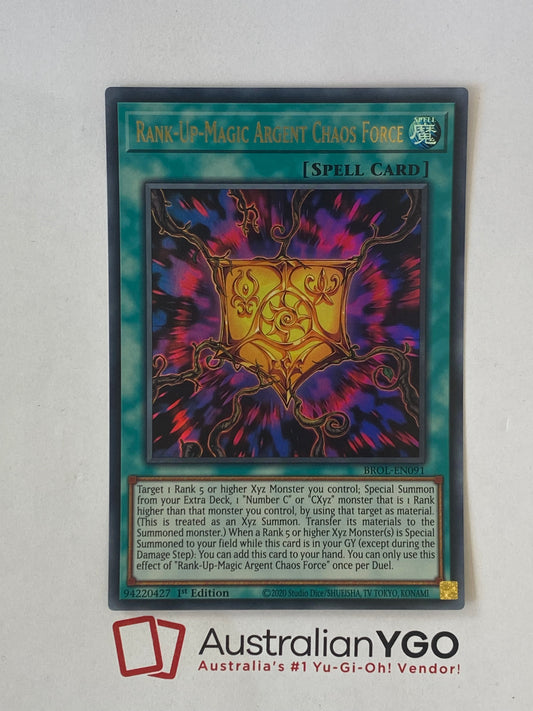 RANK-UP-MAGIC ARGENT CHAOS FORCE BROL-EN091