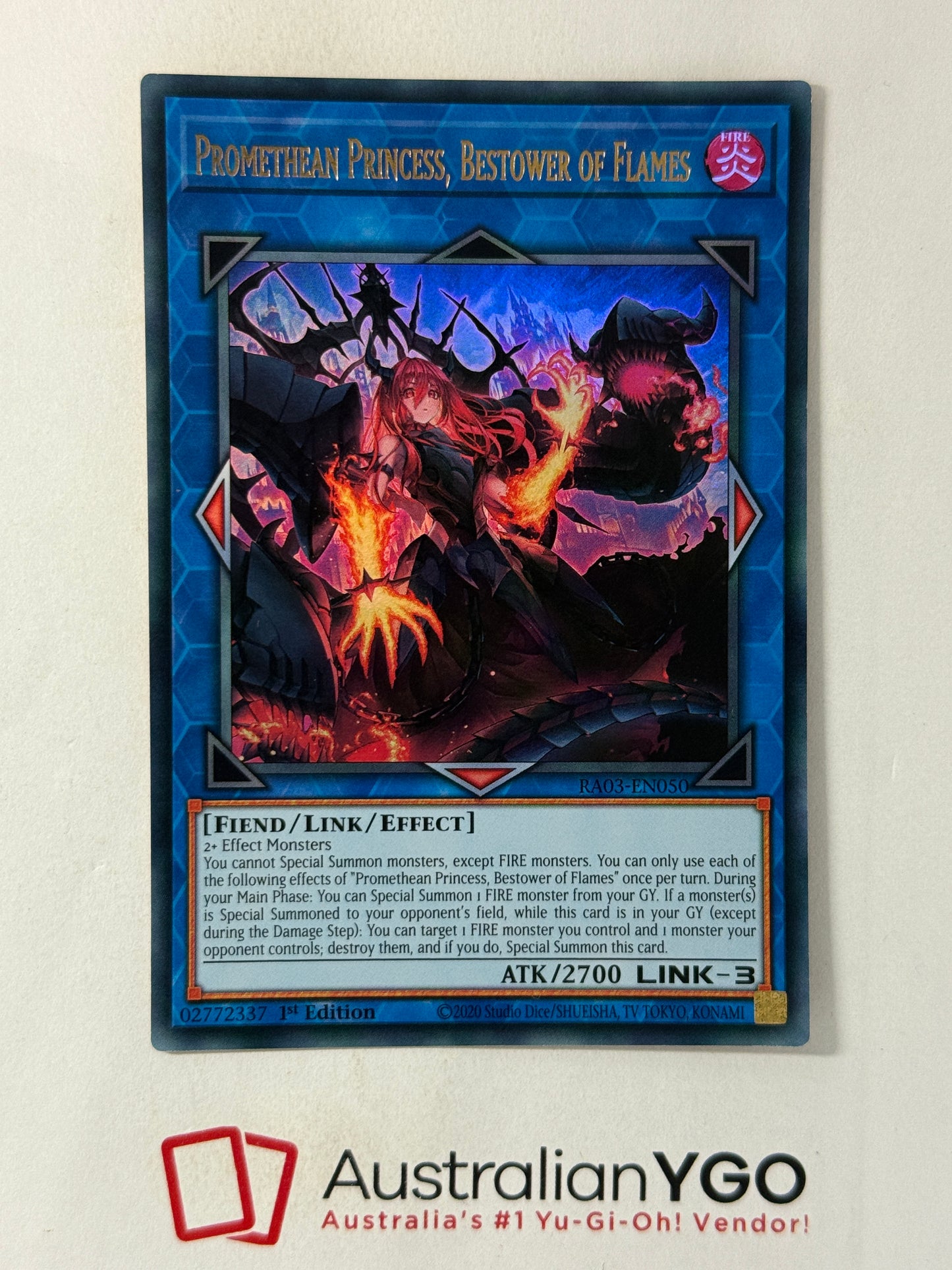 PROMETHIN PRINCESS, BESTOWER OF FLAMES RA03-ENO50