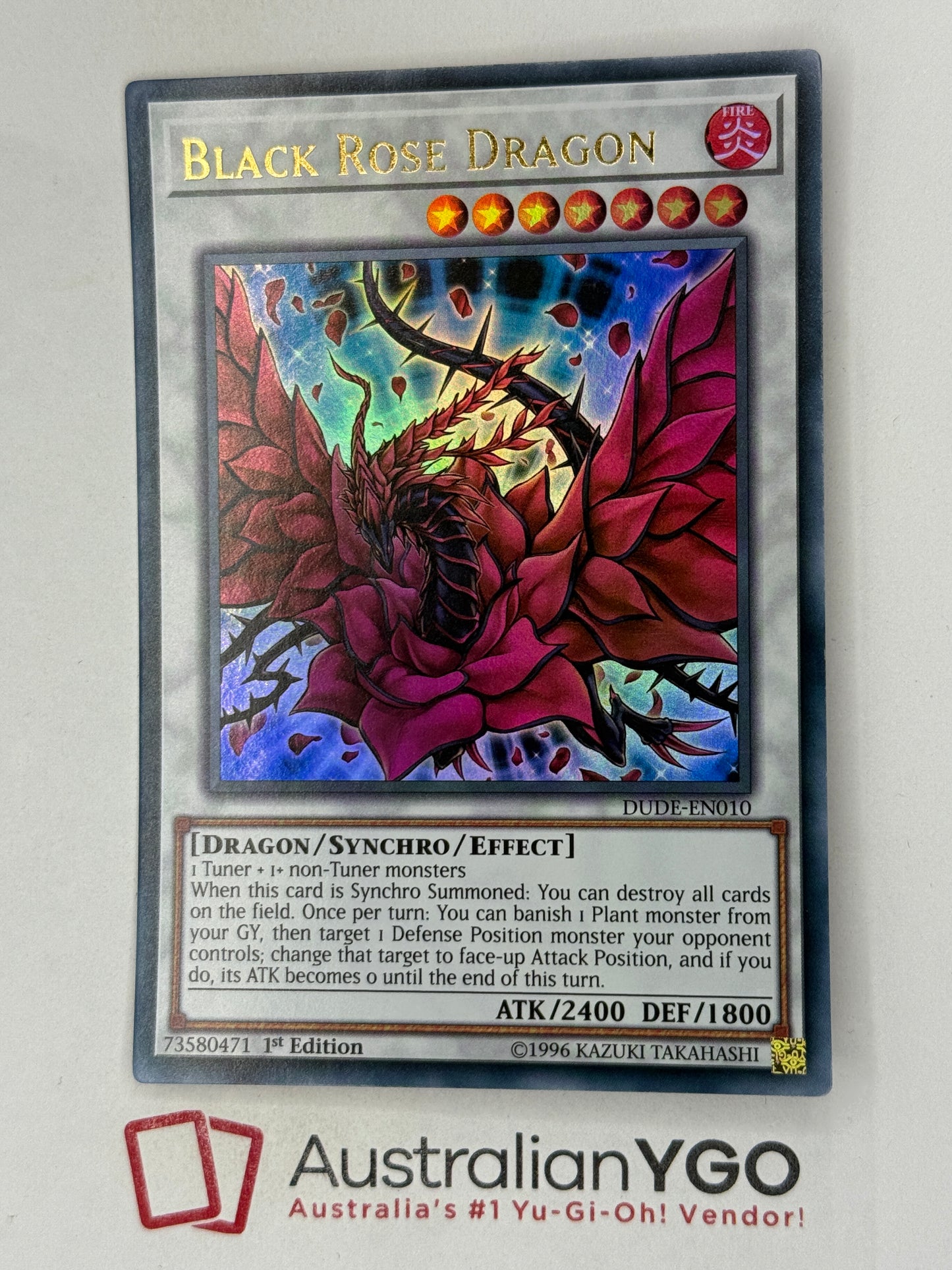BLACK ROSE DRAGON DUDE-EN010