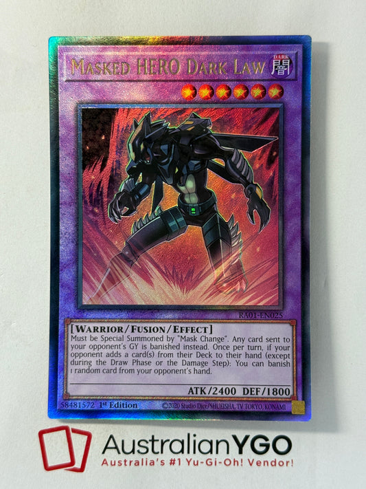 MASKED HERO DARK LAW RA01-EN025 (PUR)
