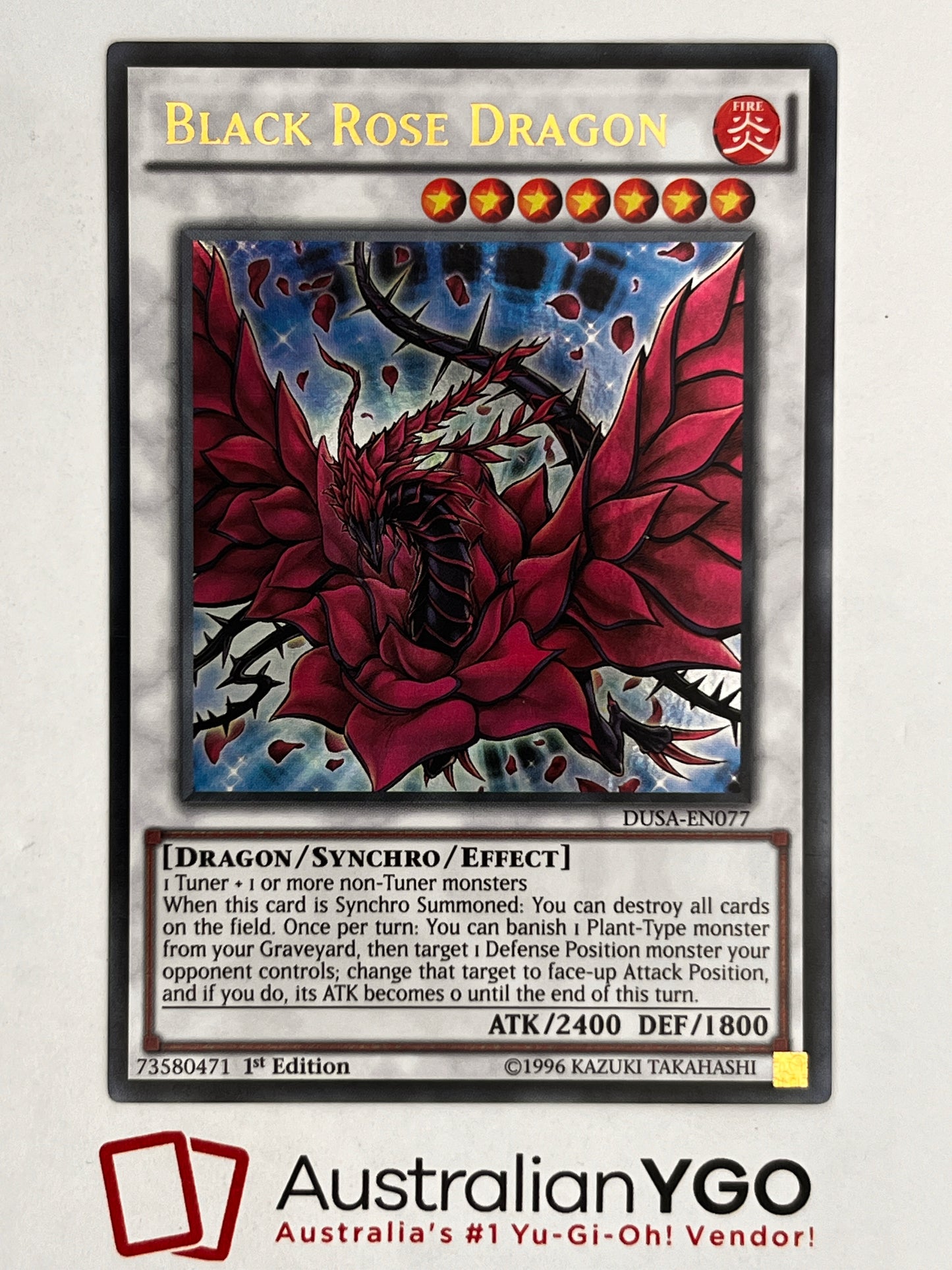 BLACK ROSE DRAGON DUSA-EN077