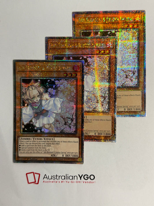 ASH BLOSSOM & JOYOUS SPRING RA01-EN008 (QCR) Playset