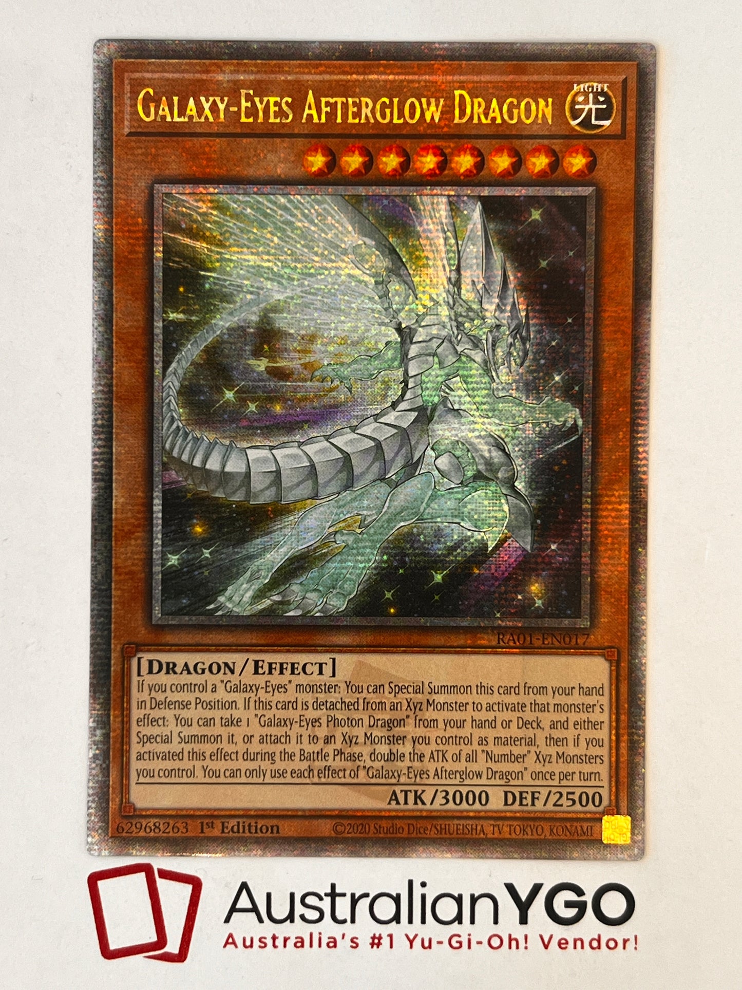 GALAXY-EYES AFTERGLOW DRAGON (American) RA01-EN017