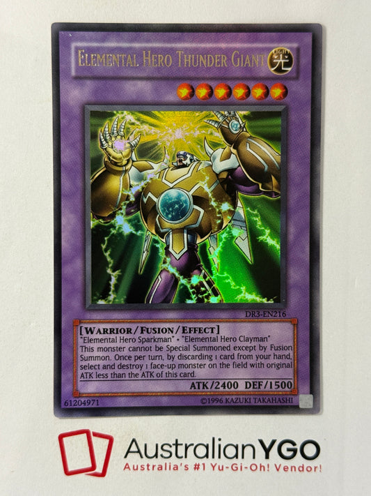 ELEMENTAL HERO THUNDER GIANT DR3-EN216