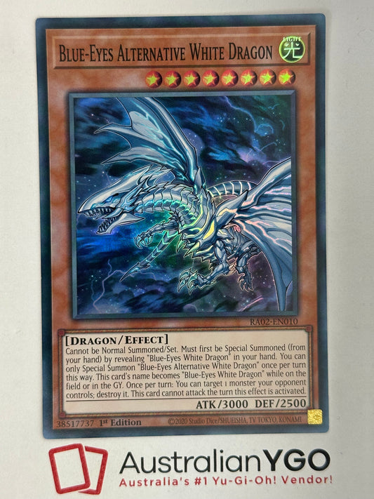 BLUE-EYES ALTERNATIVE WHITE DRAGON
RA02-EN010