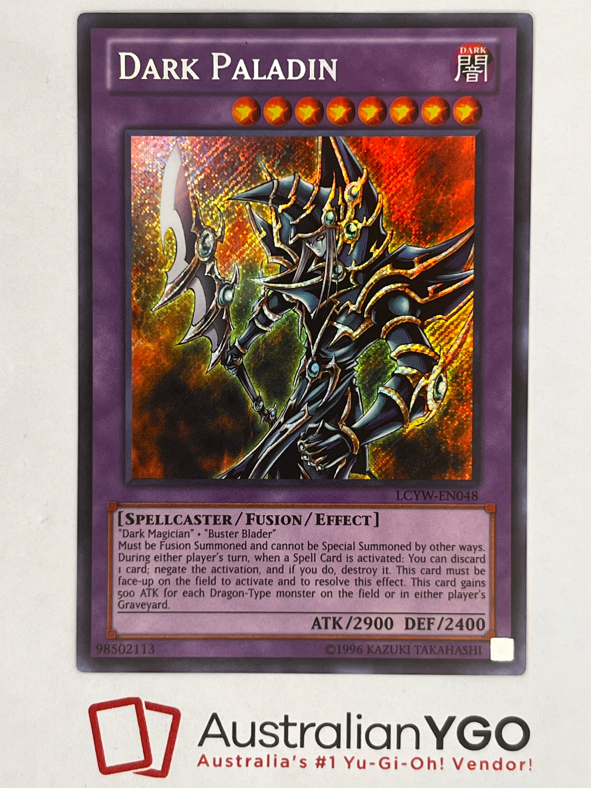 dark paladin yugioh card DARK PALADIN LCYW-EN048 – Aus Ygo