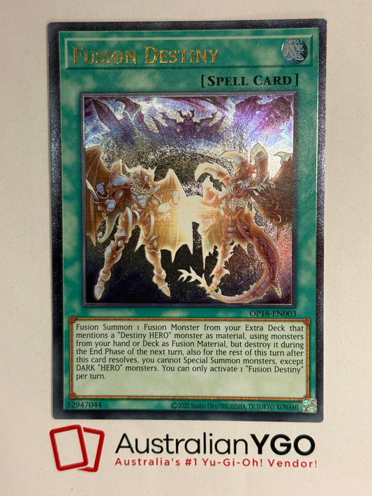 FUSION DESTINY OP18-EN003 (UTR)