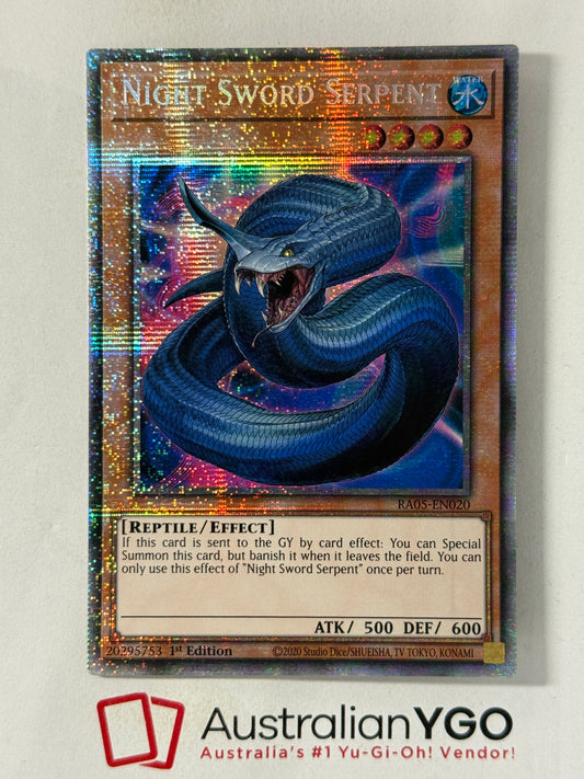 NIGHT SWORD SERPENT RA05-EN020 (Starlight Rare)
