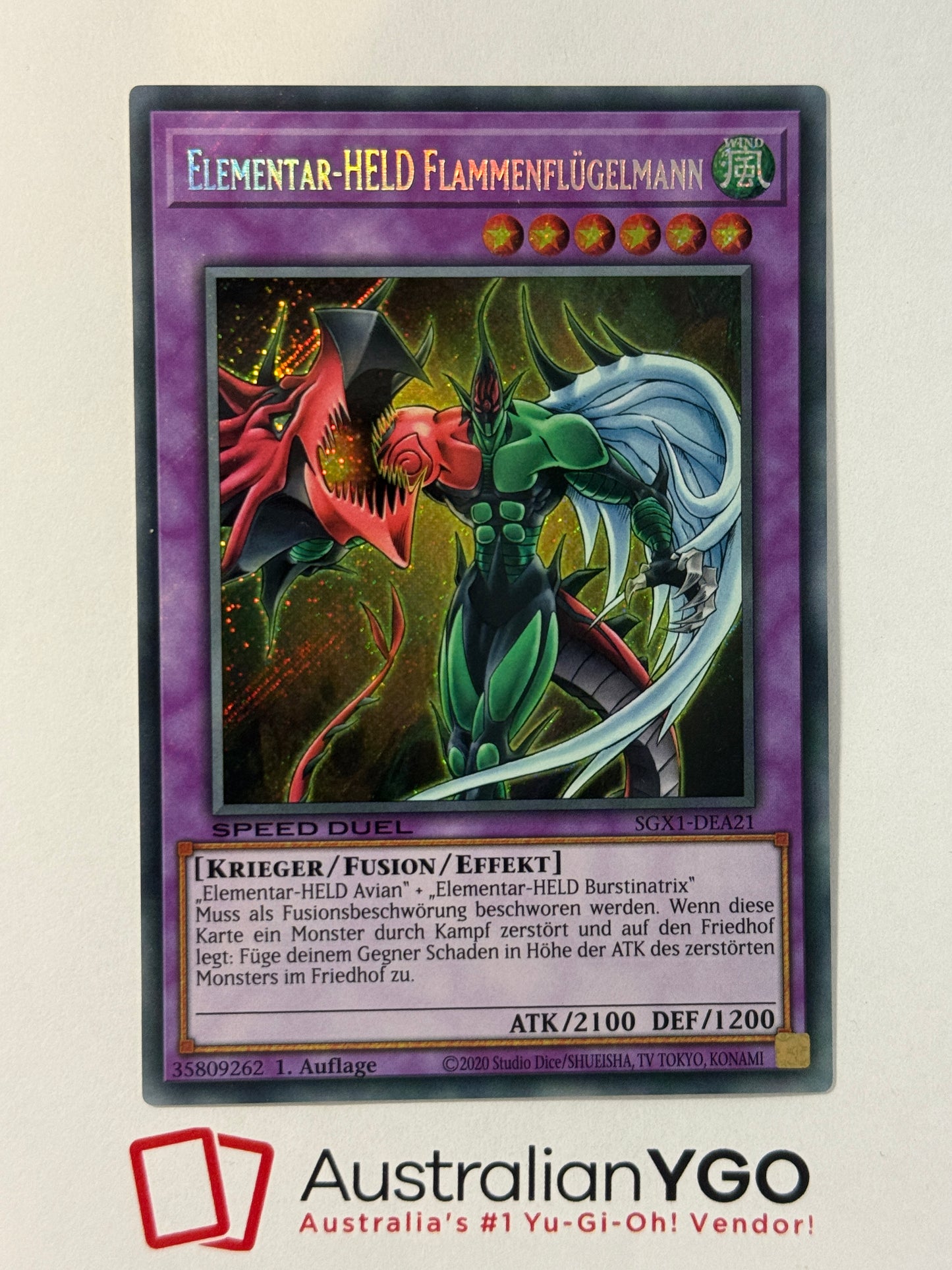 ELEMENTAL HERO FLAMEWINGMAN SGX1-DEA21