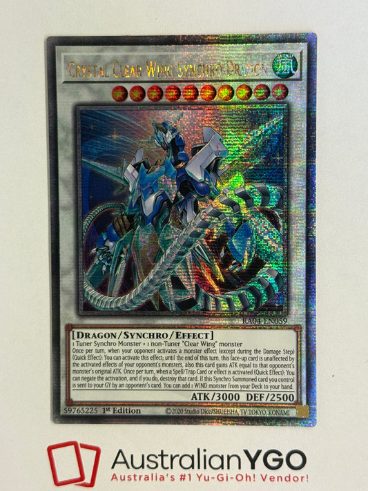 CRISTAL CLEAR WING SYNCHRO DRAGON RA04-ENO59 (QCR)
