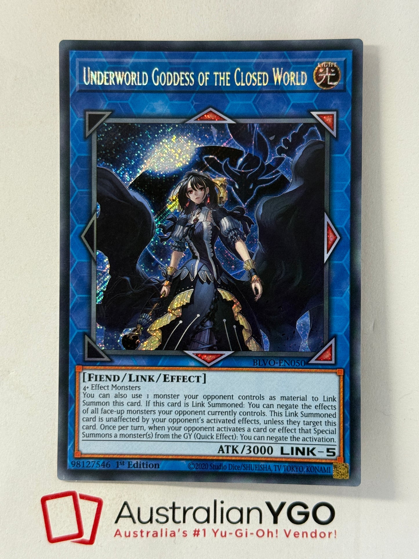 UNDERWORLD GODDESS OF THE CLOSED WORLD BLVO-ENO50