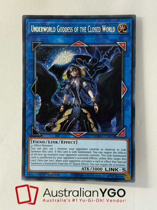 UNDERWORLD GODDESS OF THE CLOSED WORLD BLVO-ENO50