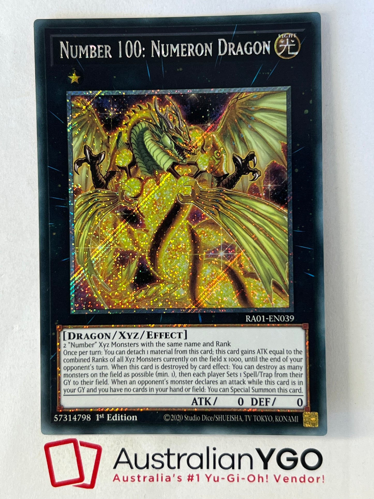 NUMBER 100: NUMERON DRAGON RA01-EN039