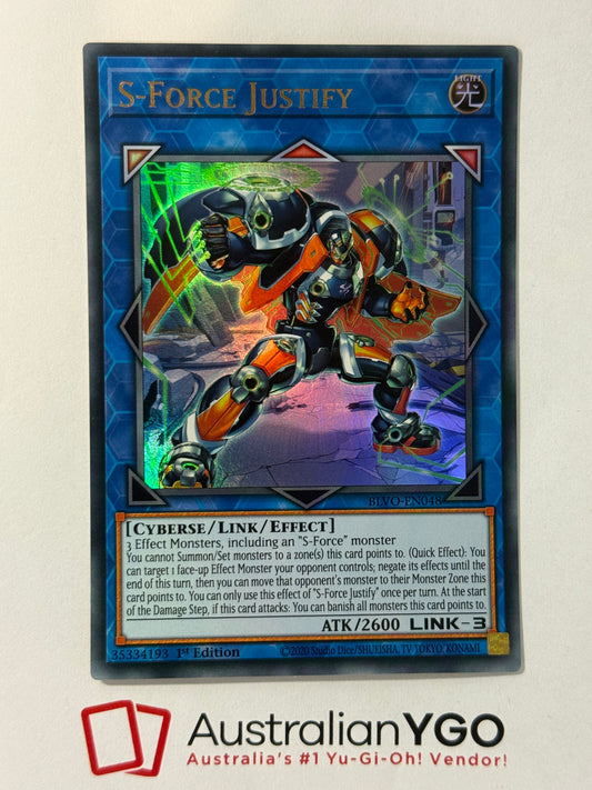 S-FORCE JUSTIFY BLVO-EN048