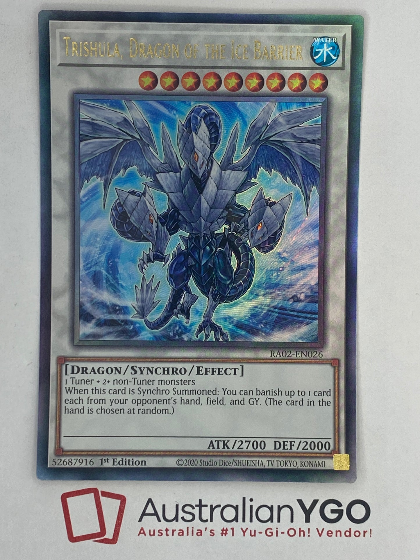 TRISHULA, DRAGON OF THE ICE BARRIER (PUR) RA02-EN026