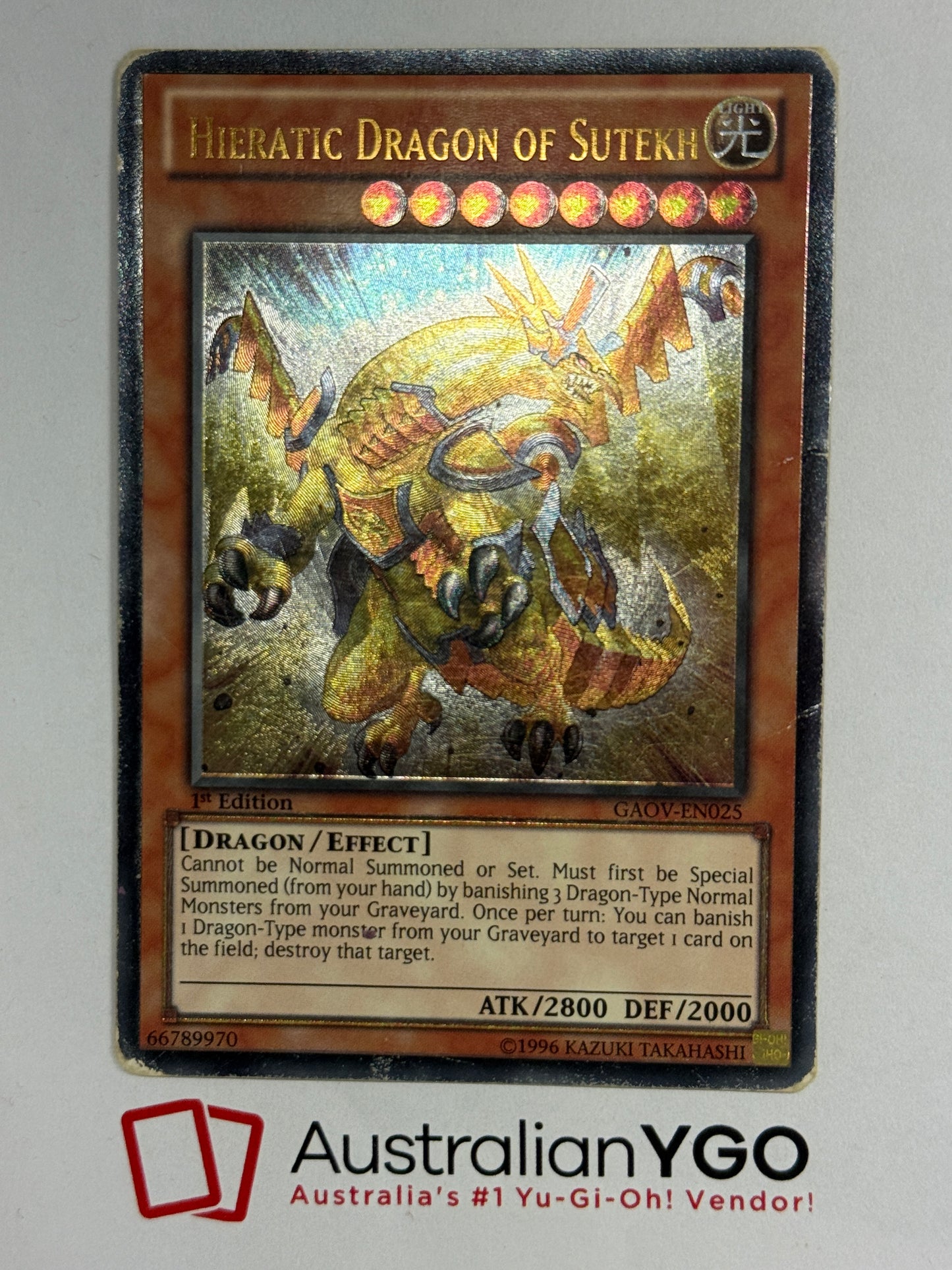HIERATIC DRAGON OF SUTEKH GAOV-EN025 (UTR)