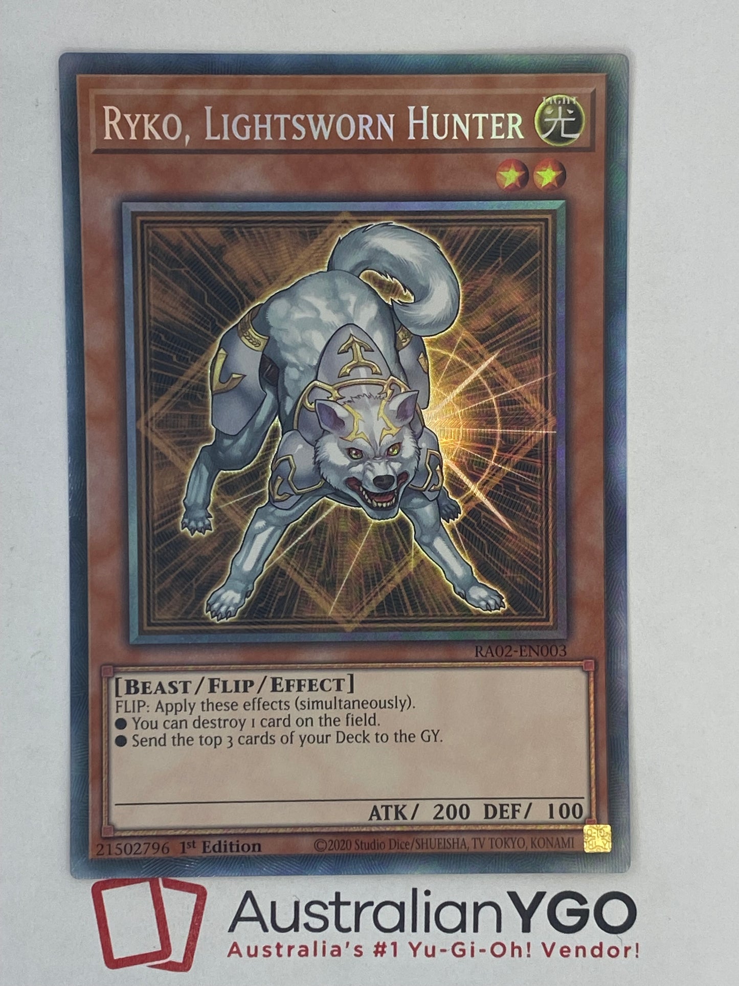 RYKO, LIGHTSWORN HUNTER (PCR) RA02-EN003