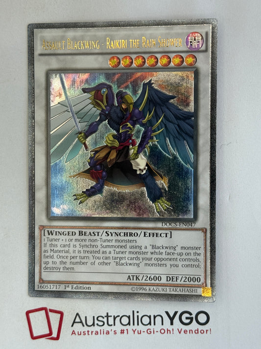 ASSAULT BLACKWING - RAIKIRI THE RAIN SHOWER DOCS-EN047 (UTR)