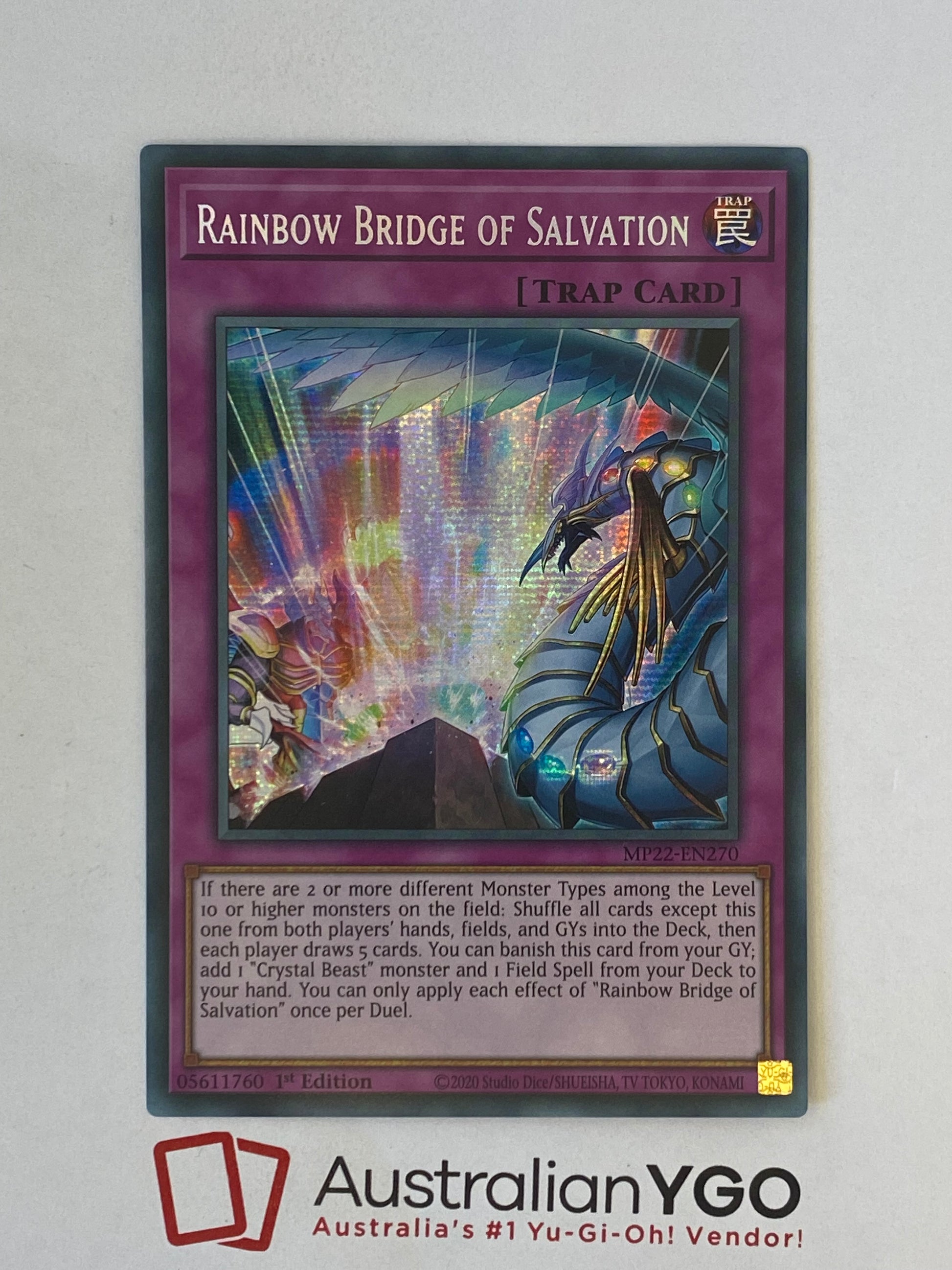 RAINBOW BRIDGE OF SALVATION MP22-EN270 Aus Ygo RAINBOW BRIDGE OF SALVATION MP22-EN270 Aus Ygo