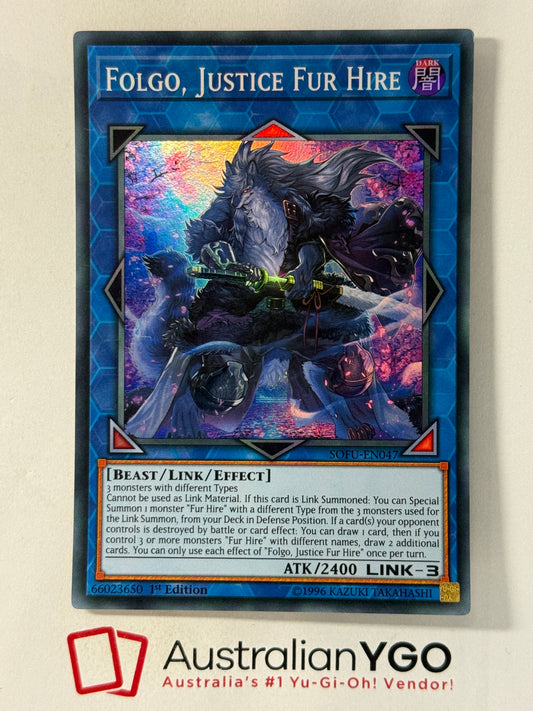 FOLGO, JUSTICE FUR HIRE SOFU-EN047