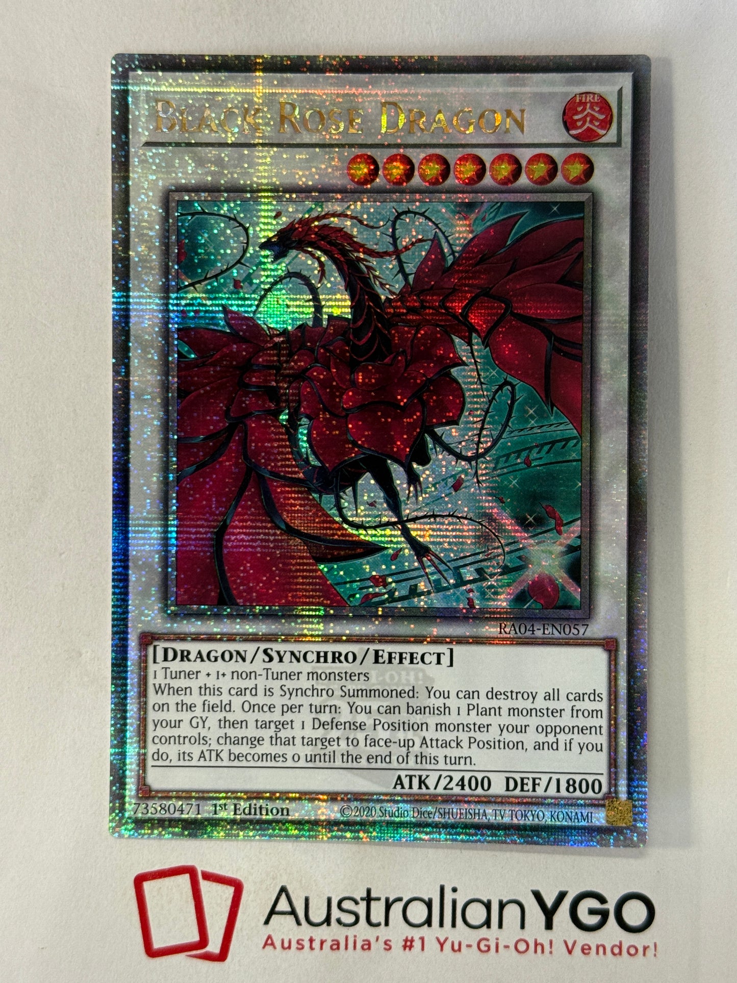 BLACK ROSE DRAGON RA04-EN057 (QCR)
